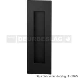 GPF Bouwbeslag ZwartWit GPF8715.61C schuifdeurkom rechthoekig 150x50 mm zwart - R21007583 - afbeelding 1