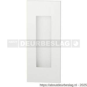 GPF Bouwbeslag ZwartWit GPF8715.62B schuifdeurkom rechthoekig 120x50 mm wit - R21004564 - afbeelding 1