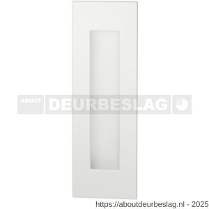 GPF Bouwbeslag ZwartWit GPF8715.62C schuifdeurkom rechthoekig 150x50 mm wit - R21007599 - afbeelding 1