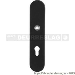 GPF Bouwbeslag ZwartWit GPF8841.61/72 veiligheids buitenschild gatdeel SKG*** 248x52x11 mm afgerond PC72 zwart - R21008580 - afbeelding 1