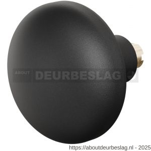 GPF Bouwbeslag ZwartWit GPF8849.61 S4 Paddenstoel deurknop 65 mm voor veiligheids schilden vast met bout M10 zwart - R21010494 - afbeelding 1