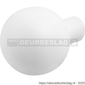 GPF Bouwbeslag ZwartWit GPF8854.62 S5 kogel deurknop 50 mm voor veiligheids schilden vast met wisselstift wit - R21008600 - afbeelding 1