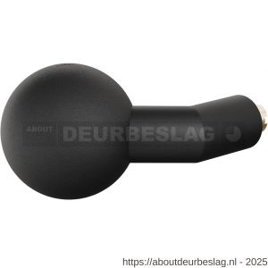 GPF Bouwbeslag ZwartWit GPF8859.61 S5 verkropte kogel deurknop 55x16 mm voor veiligheidsschilden vast met wisselstift zwart - R21008220 - afbeelding 1