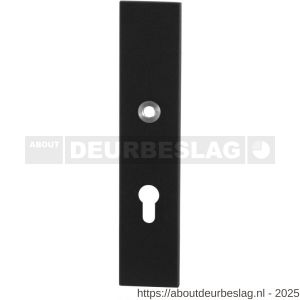 GPF Bouwbeslag ZwartWit GPF8872.61/92 veiligheids binnenschild gatdeel SKG*** 248x52x8 mm rechthoekig PC92 zwart - R21006542 - afbeelding 1
