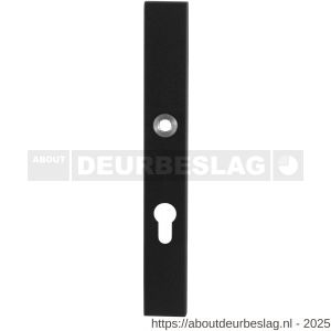 GPF Bouwbeslag ZwartWit GPF8876.61/72 veiligheids binnenschild gatdeel SKG*** 257x35x8 mm rechthoekig smal PC72 zwart - R21006514 - afbeelding 1