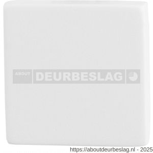 GPF Bouwbeslag ZwartWit GPF8900.42 blind vierkant rozet 50x50x8 mm wit - R21003512 - afbeelding 1