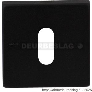 GPF Bouwbeslag ZwartWit GPF8901.02 sleutelrozet vierkant 50x50x8 mm zwart - R21003743 - afbeelding 1