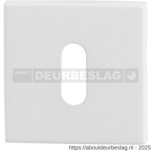 GPF Bouwbeslag ZwartWit GPF8901.42 sleutelrozet vierkant 50x50x8 mm wit - R21003741 - afbeelding 1