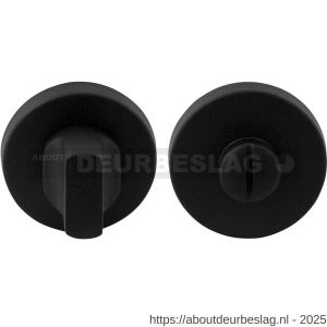 GPF Bouwbeslag ZwartWit GPF8911.00 toiletgarnituur rond 50x8 mm stift 5 mm grote knop zwart - R21005914 - afbeelding 1