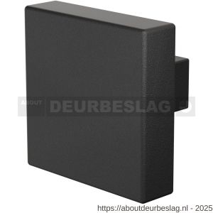 GPF Bouwbeslag ZwartWit GPF8950.61 S1 vierkante deurknop 60x60x16 mm draaibaar met krukstift zwart - R21010487 - afbeelding 1