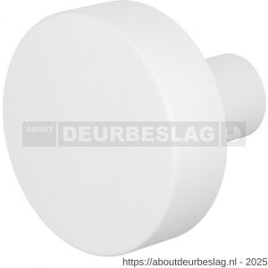 GPF Bouwbeslag ZwartWit GPF8952.62 S2 vlakke deurknop 52x16 mm vast met knopvastzetter wit - R21003110 - afbeelding 1