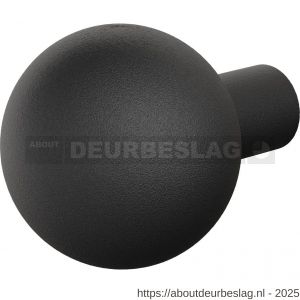 GPF Bouwbeslag ZwartWit GPF8954.61 S2 kogel deurknop 50 mm vast met knopvastzetter zwart - R21003108 - afbeelding 1