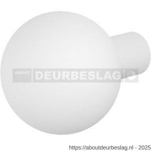 GPF Bouwbeslag ZwartWit GPF8954.62 S2 kogel deurknop 50 mm vast met knopvastzetter wit - R21003106 - afbeelding 1