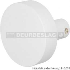 GPF Bouwbeslag ZwartWit GPF8965.62 S3 excentrische deurknop 60x16 mm vast met metaalschroef M10 wit - R21008670 - afbeelding 1