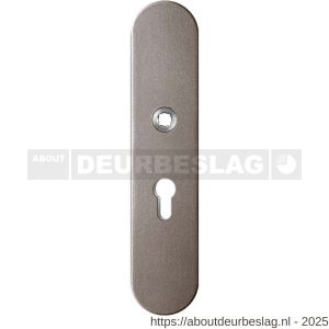 GPF Bouwbeslag Anastasius GPF9002.A3 veiligheids buitenschild gatdeel SKG*** 248x52x11 mm afgerond PC55 Mocca blend - R21012773 - afbeelding 1