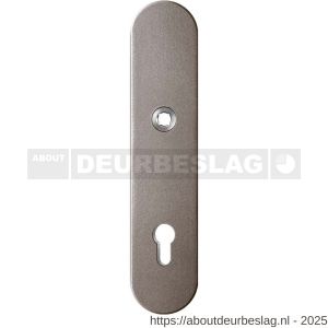 GPF Bouwbeslag Anastasius GPF9002.A3 veiligheids buitenschild gatdeel SKG*** 248x52x11 mm afgerond PC92 Mocca blend - R21012775 - afbeelding 1