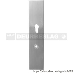 GPF Bouwbeslag RVS GPF9052.72 veiligheids buitenschild gatdeel Comfort SKG*** 248x52x11 mm rechthoekig PC72 RVS geborsteld - R21004820 - afbeelding 1