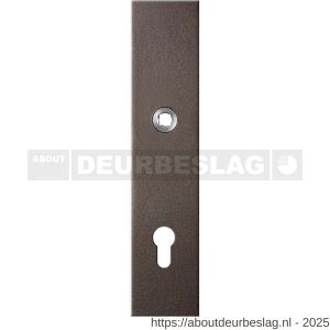 GPF Bouwbeslag Anastasius GPF9112.A1 veiligheids binnenschild gatdeel SKG*** 248x52x8 mm rechthoekig PC92 Dark blend - R21012802 - afbeelding 1