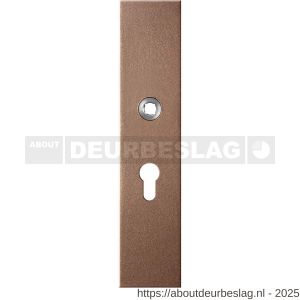 GPF Bouwbeslag Anastasius GPF9112.A2 veiligheids binnenschild gatdeel SKG*** 248x52x8 mm rechthoekig PC55 Bronze blend - R21012803 - afbeelding 1