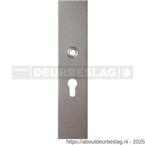 GPF Bouwbeslag Anastasius GPF9112.A3 PC55 veiligheids binnenschild gatdeel SKG*** 248x52x8 mm rechthoekig PC55 Mocca blend - R21012806 - afbeelding 1