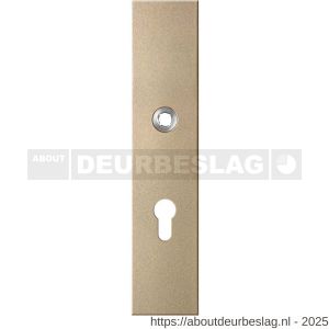 GPF Bouwbeslag Anastasius GPF9112.A4 PC72 veiligheids binnenschild gatdeel SKG*** 248x52x8 mm rechthoekig PC72 Champagne blend - R21012810 - afbeelding 1