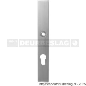 GPF Bouwbeslag RVS GPF9138.55 veiligheids binnenschild gatdeel smal SKG*** 257x35x8 mm rechthoekig PC55 RVS geborsteld - R21007807 - afbeelding 1