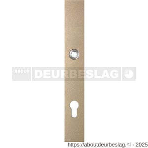 GPF Bouwbeslag Anastasius GPF9138.A4 PC92 veiligheids binnenschild gatdeel smal SKG*** 257x35x8 mm rechthoekig PC92 Champagne blend - R21013035 - afbeelding 1