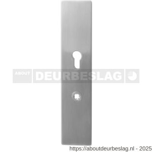 GPF Bouwbeslag RVS GPF9152.72 veiligheids binnenschild gatdeel Comfort SKG*** 248x52x8 mm rechthoekig PC72 RVS geborsteld - R21004840 - afbeelding 1