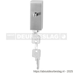 GPF Bouwbeslag RVS GPF9252.09 draaikiepmechanisme afsluitbaar SKG*** rechthoekig 83x34x31 mm met stift binnenzijde 32 mm RVS geborsteld - R21004994 - afbeelding 1