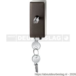 GPF Bouwbeslag Anastasius GPF9252.A1.0040 draaikiepmechanisme afsluitbaar SKG*** rechthoekig 83x34x31 mm met stift binnenzijde 40 mm Dark blend - R21011449 - afbeelding 1