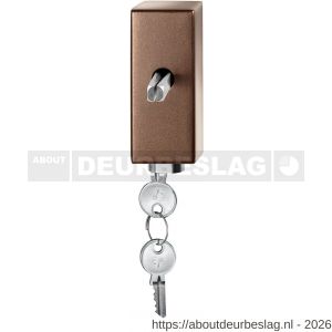 GPF Bouwbeslag Anastasius GPF9252.A2.0032 draaikiepmechanisme afsluitbaar SKG*** rechthoekig 83x34x31 mm met stift binnenzijde 32 mm Bronze blend - R21011450 - afbeelding 1