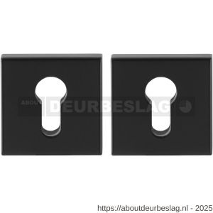 GPF Bouwbeslag Smeedijzer GPF9386.64 Set veiligheidsrozet vierkant 54 mm SKG*** smeedijzer zwart - R21012912 - afbeelding 1