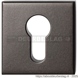 GPF Bouwbeslag Anastasius GPF9386.A1 Outside veiligheidsbuitenrozet vierkant 54 mm SKG*** Dark blend - R21012919 - afbeelding 1