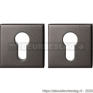 GPF Bouwbeslag Anastasius GPF9386.A1 Set veiligheidsrozet vierkant 54 mm SKG*** Dark blend - R21012920 - afbeelding 1