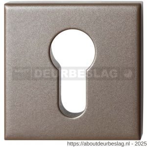 GPF Bouwbeslag Anastasius GPF9386.A3 Outside veiligheidsbuitenrozet vierkant 54x54x12,5 mm SKG*** Mocca blend - R21012929 - afbeelding 1