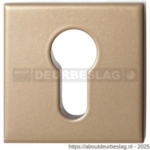 GPF Bouwbeslag Anastasius GPF9386.A4 veiligheidsbuitenrozet vierkant 54x54x12,5 mm SKG*** Champagne blend - R21012935 - afbeelding 1