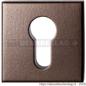 GPF Bouwbeslag Anastasius GPF9387.A2 Inside vierkant veiligheids binnenrozet SKG*** 54x54x10 mm Bronze blend - R21011461 - afbeelding 1