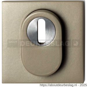 GPF Bouwbeslag Anastasius GPF9387.A4 Outside vierkant veiligheids buitenrozet 54x54x12,5 mm SKG*** kerntrekbeveiliging Champagne blend - R21011474 - afbeelding 1