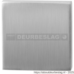 GPF Bouwbeslag RVS GPF9388.09 Outside veiligheidsbuitenrozet vierkant 54 mm SKG*** RVS geborsteld blind RVS geborsteld - R21012893 - afbeelding 1