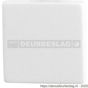 GPF Bouwbeslag ZwartWit GPF9388.62 Outside veiligheidsbuitenrozet vierkant 54 mm SKG*** wit blind wit - R21012908 - afbeelding 1