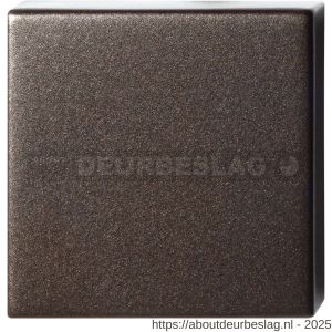 GPF Bouwbeslag Anastasius GPF9388.A1 Outside veiligheidsbuitenrozet vierkant 54x54x10 mm SKG*** blind Dark blend - R21012921 - afbeelding 1
