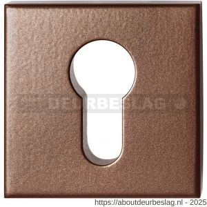 GPF Bouwbeslag Anastasius GPF9388.A2 Inside veiligheidsbinnenrozet vierkant 54x54x10 mm SKG*** Bronze blend - R21012924 - afbeelding 1