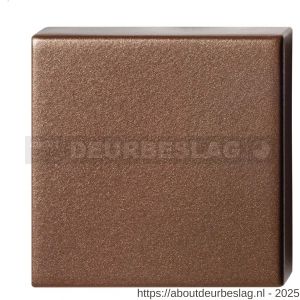 GPF Bouwbeslag Anastasius GPF9388.A2 Outside veiligheidsbuitenrozet vierkant 54x54x10 mm SKG*** blind Bronze blend - R21012927 - afbeelding 1