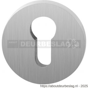 GPF Bouwbeslag RVS GPF9391.09 Outside veiligheidsbuitenrozet rond 54 mm SKG*** RVS geborsteld - R21012943 - afbeelding 1