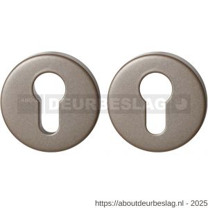 GPF Bouwbeslag Anastasius GPF9391.A3 Set veiligheidsrozet rond 54x12,5 mm SKG*** Mocca blend - R21012981 - afbeelding 1