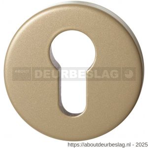 GPF Bouwbeslag Anastasius GPF9391.A4 Outside veiligheidsbuitenrozet rond 54x12,5 mm SKG*** Champagne blend - R21012939 - afbeelding 1