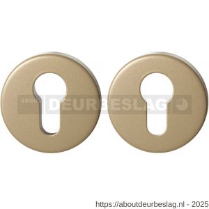 GPF Bouwbeslag Anastasius GPF9391.A4 Set veiligheidsrozet rond 54x12,5 mm SKG*** Champagne blend - R21012940 - afbeelding 1