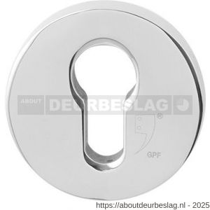 GPF Bouwbeslag RVS GPF9392.49 Inside veiligheidsbinnenrozet rond 54 mm SKG*** RVS gepolijst - R21012985 - afbeelding 1