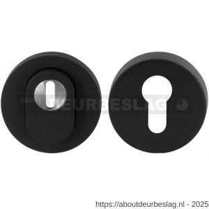 GPF Bouwbeslag ZwartWit GPF9392.61 Set veiligheidsrozet rond 54 mm SKG*** kerntrekbeveiliging zwart - R21013015 - afbeelding 1