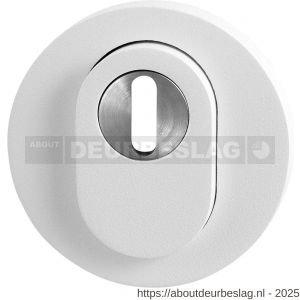 GPF Bouwbeslag ZwartWit GPF9392.62 Outside veiligheidsbuitenrozet rond 54 mm SKG*** kerntrekbeveiliging wit - R21013016 - afbeelding 1